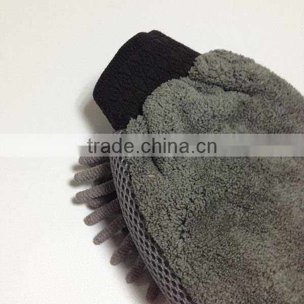 chenille magic microfiber car waterproof fingerless gloves