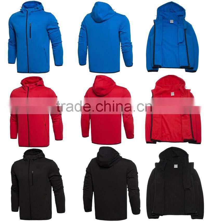 Men's 100%cotton fleece cool zip up sweatshirt