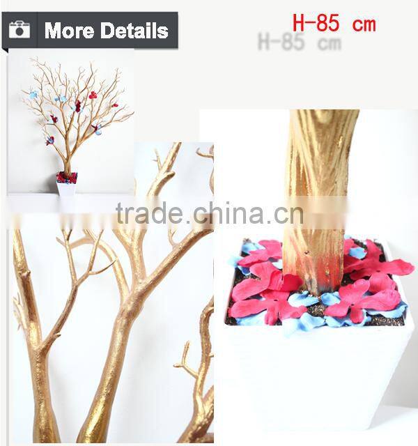 Near natural manzanita tree for wedding table wedding decoration centerpieces
