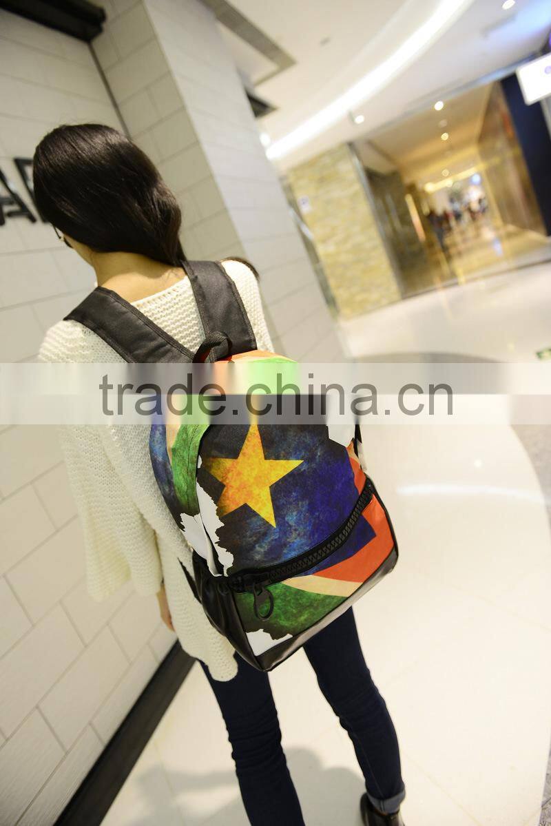 2015 latest fashion canvas backpack