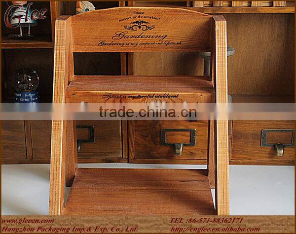 beautiful small size home decoration wooden flower stand