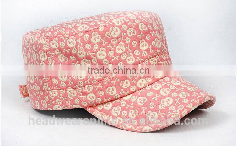 Fashion printed Running Man Military Caps With Dongguan Factory