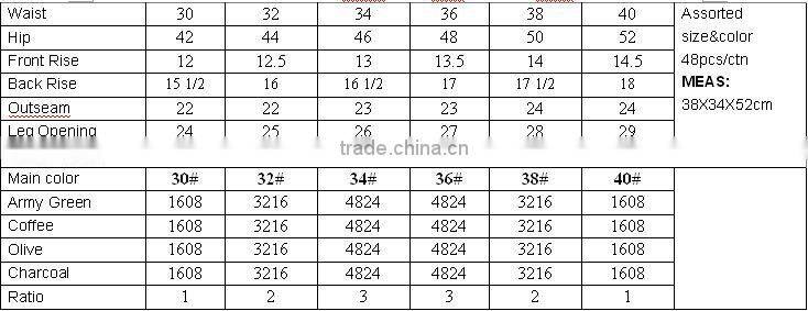 BU-9835 In-stock Men's Cargo Shorts for Summber