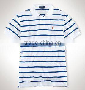 customized cotton polo t-shirt for men / embroidery design 100 cotton color combination polo shirt, men striped polo shirts
