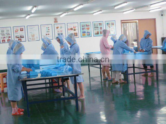 Knit Cuff Blockade Unisex Doctor and Nurse Rinforced Gown