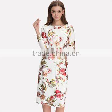 Latest womens wholesale summer boho Chiffon dress