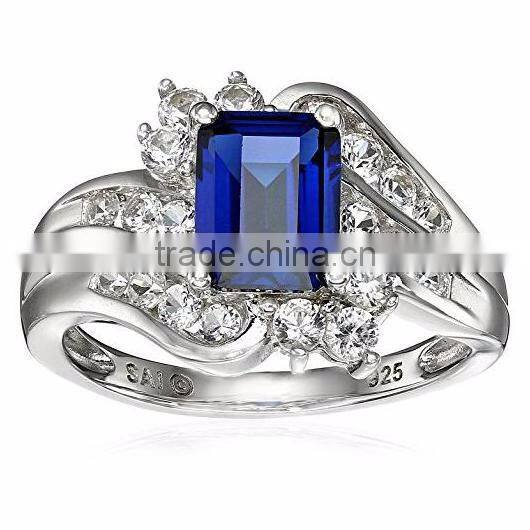 Nice sapphire octagon facets crystal fancy stone for jewelry/dress/shoes/bags/hats ornaments