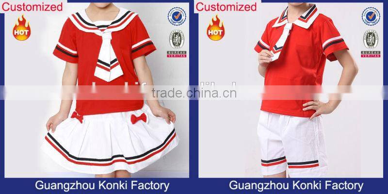 Professional school uniform manufacturers from China custom international kindergarten school uniforms