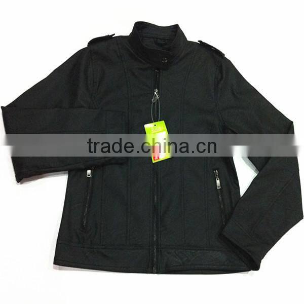 2015 Top Design Women Cheap Faux Leather Jacket