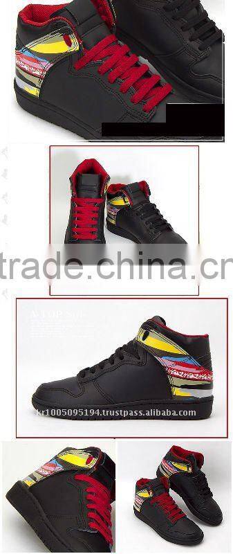 hta33 black hi-top athletic seankers