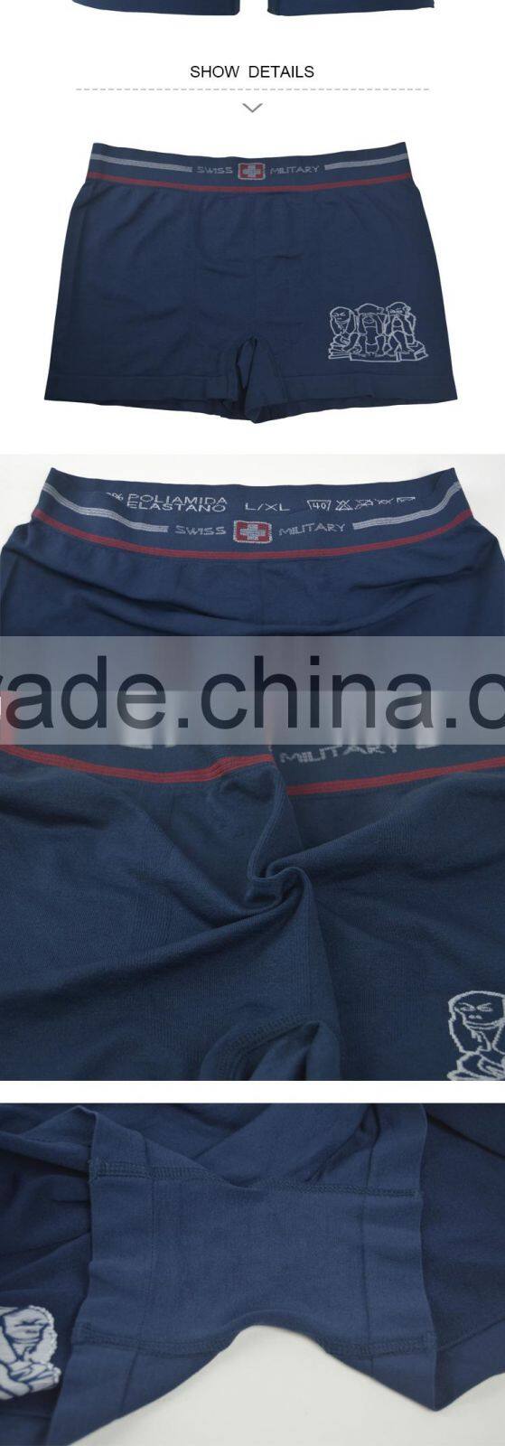 HSZ-SMB0001 Wholesale seamless nylon and spandex underwear men's clothing open sexy photo men boxers shorts underwear
