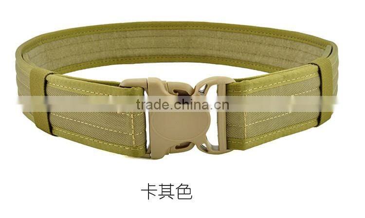 Strong nylon webbing and durable buckle military leather belt