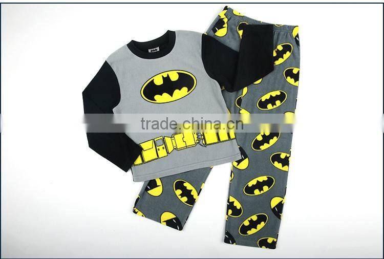 Batman pajamas children sleeping wear for winter