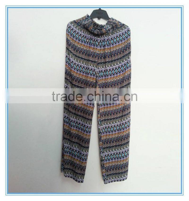 Women ladies wide leg pants, African print pants, trousers women 2016 female woman trousers