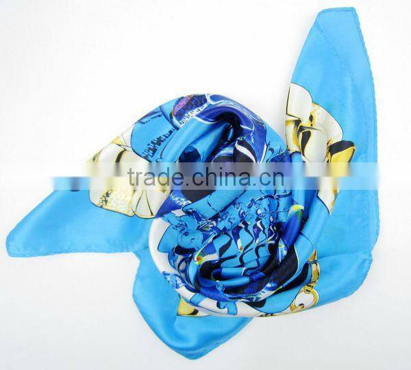 2014 Sprig Silk Scarf Custom Fashion Printed