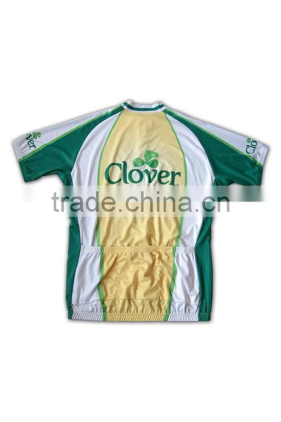 Fashionable imprint short sleeve mountain bike racing jersey