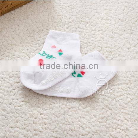 baby cute cotton socks, silicone print baby socks,baby socks