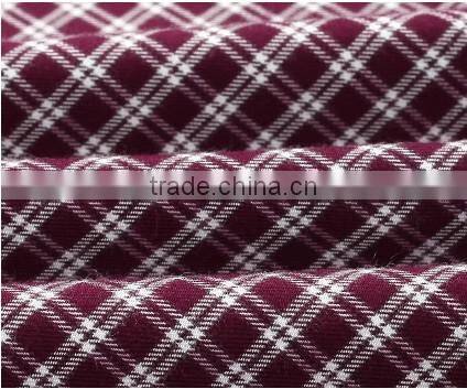 100%cotton non iron men plaid flannel shirt