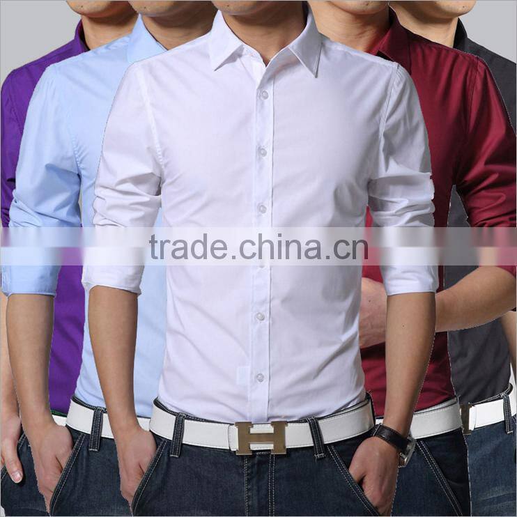 With 18 years shirt experience factory oem 100% cotton solid color high quality plain t-shirt