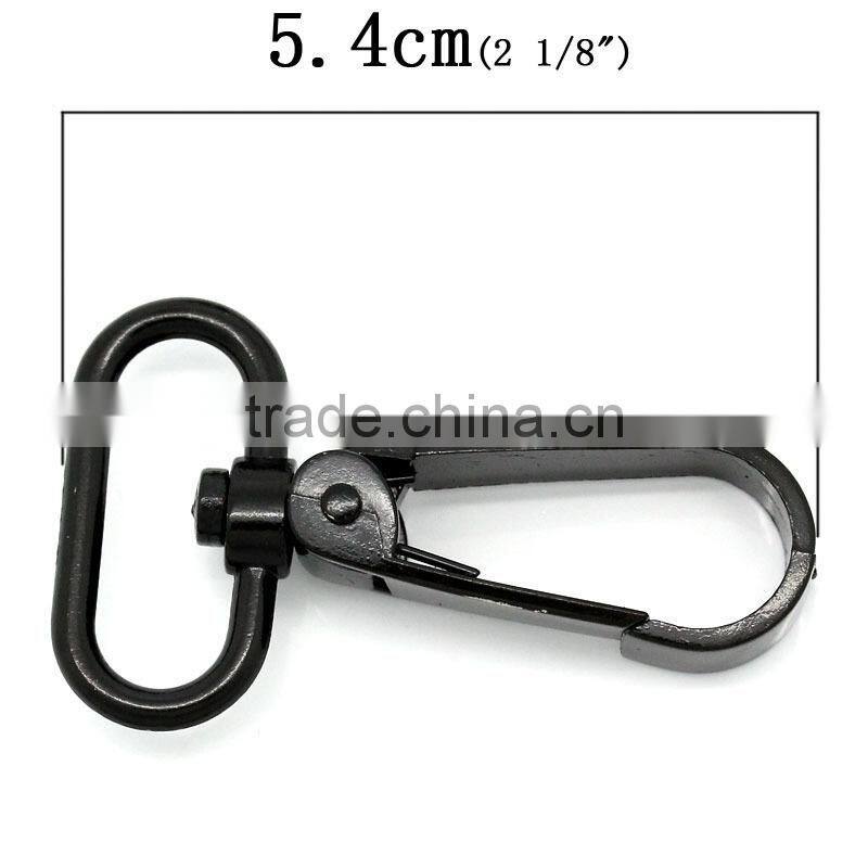 Black Lobster Swivel Clasps For Key Ring Customize Accepted
