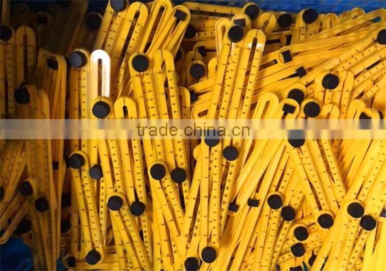 Plastic activity Folding Multi-Angle Measuring Ruler 5Cm Steel Angle Sliding Four Folding Ruler