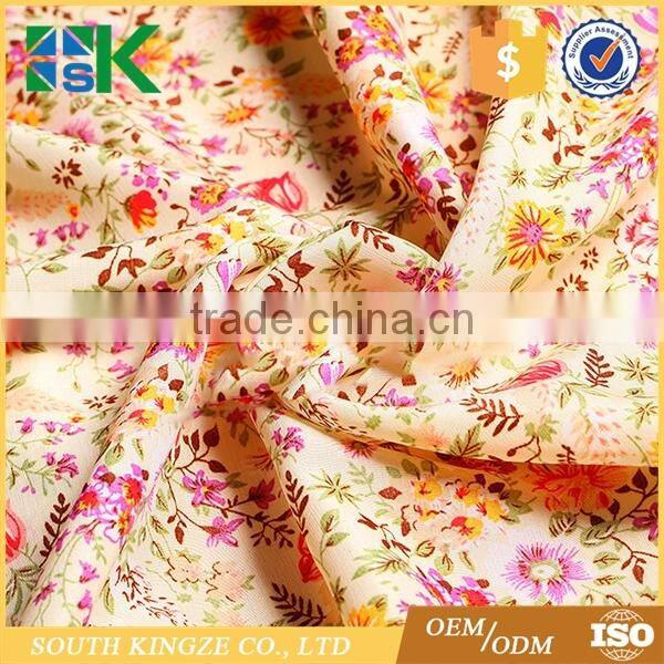 2017 hot sale floral design wholesale african wax print fabric