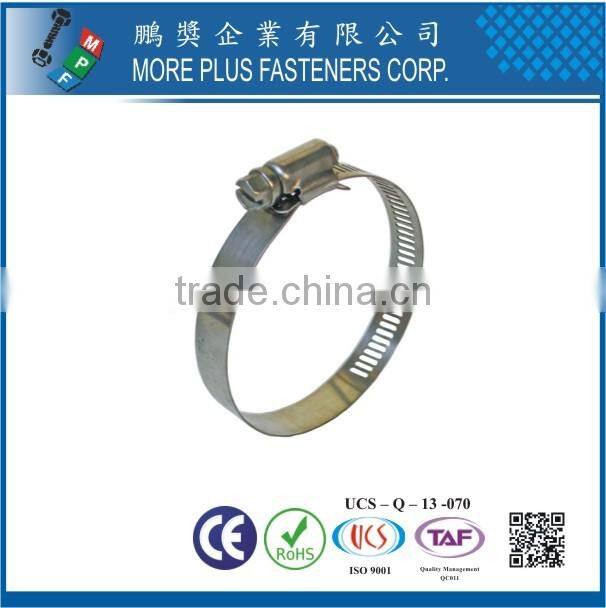 Made in Taiwan Metal Black 1/2 Inch band Amercian Schlauchklemmen Hose Clamp