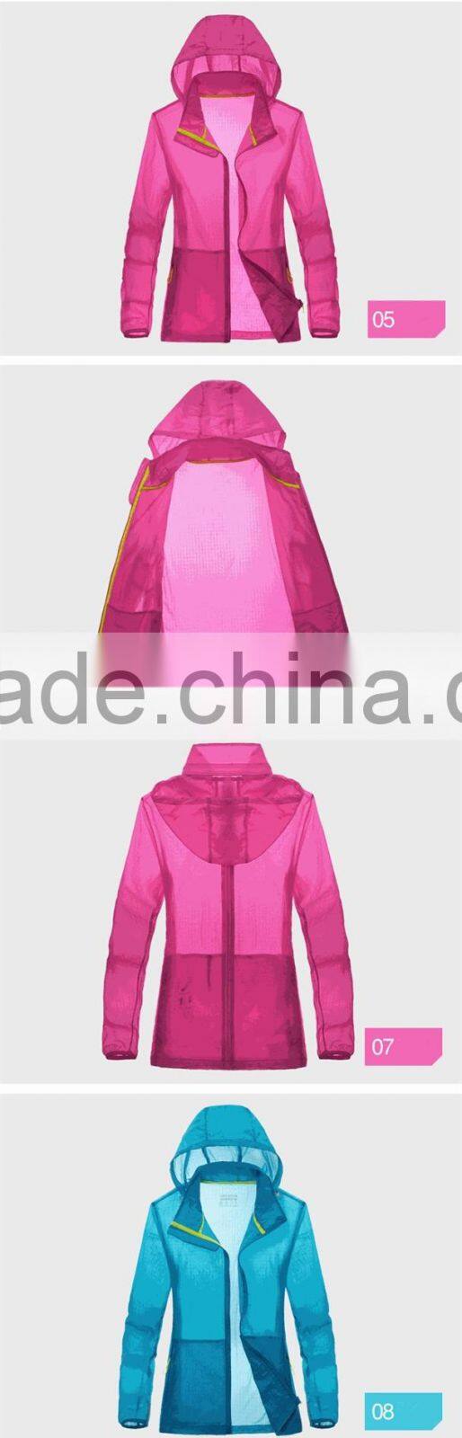 Quick Dry Hooded Lightweight Beach Windbreaker with bag