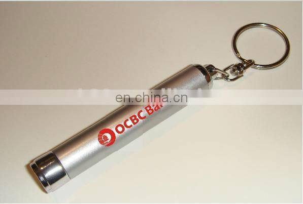 mini cheap UV bill note dector keyring torch light