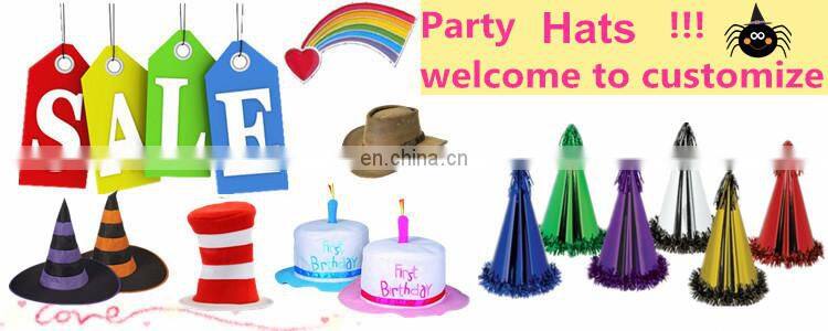 wholesale plastic disco mardi gras color hat FGH-1014