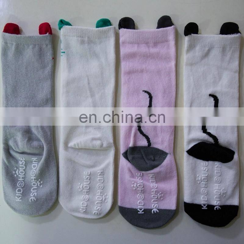 Newborn Toddler knee high sock Baby Boy Girl fox Socks cotton Cute Cartoon Animal Cat leg warmers For newborns infantile