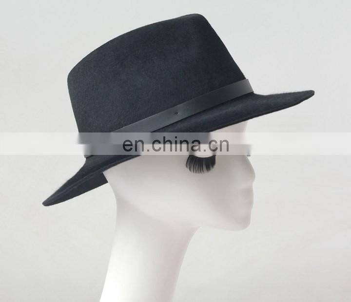 Ladies Formal Fashion Spring Wool Fedora Hat
