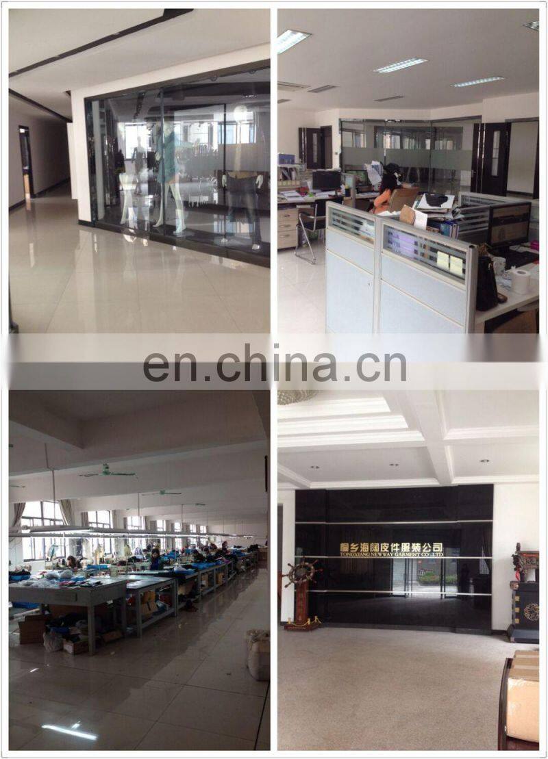 2015 new style genuine sheep leather skirt