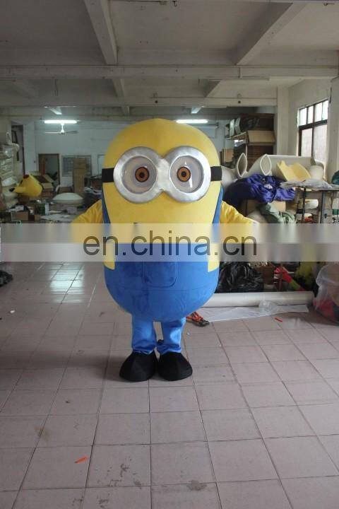 Hot selling CE minion mascot costume,used mascot costumes for sale