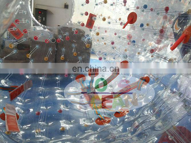 DIA 3m TPU clear color inflatable body zorb ball