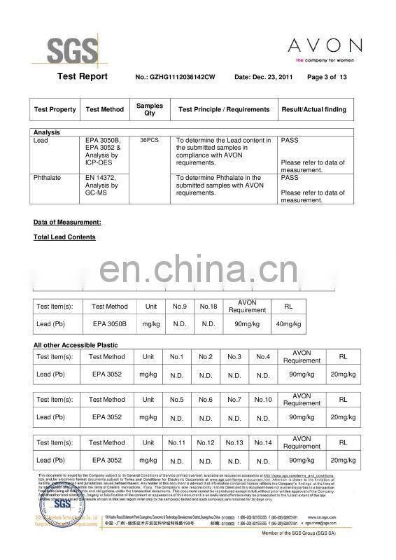 2014 new product plastic contact lense box