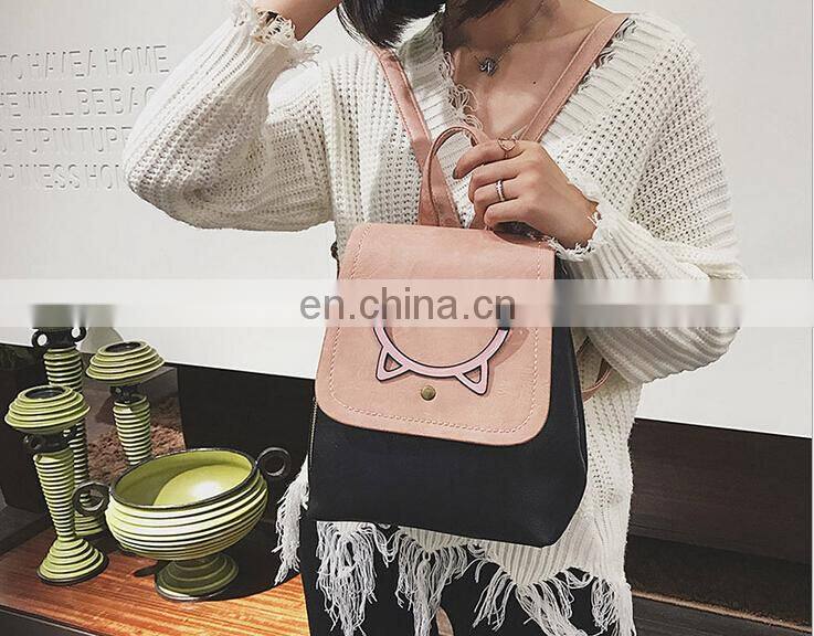 2017 backpack cat ears cute backpack for girls