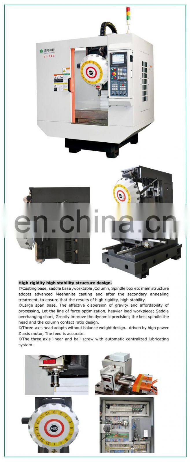 Cnc wholesale, low price machine center cnc