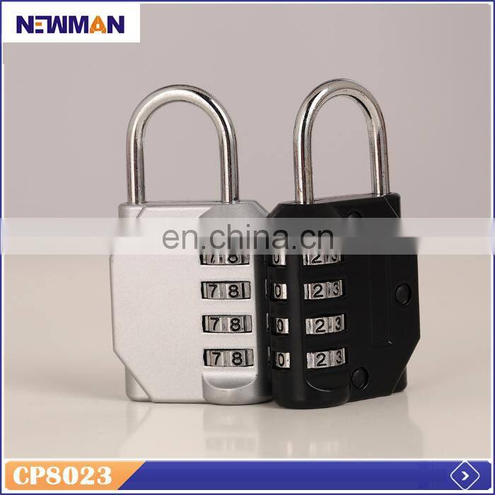 NEWMAN CP8030 Security Luggage Suitcase 4 Digit Button Combination Lock, Travel Combination Padlock