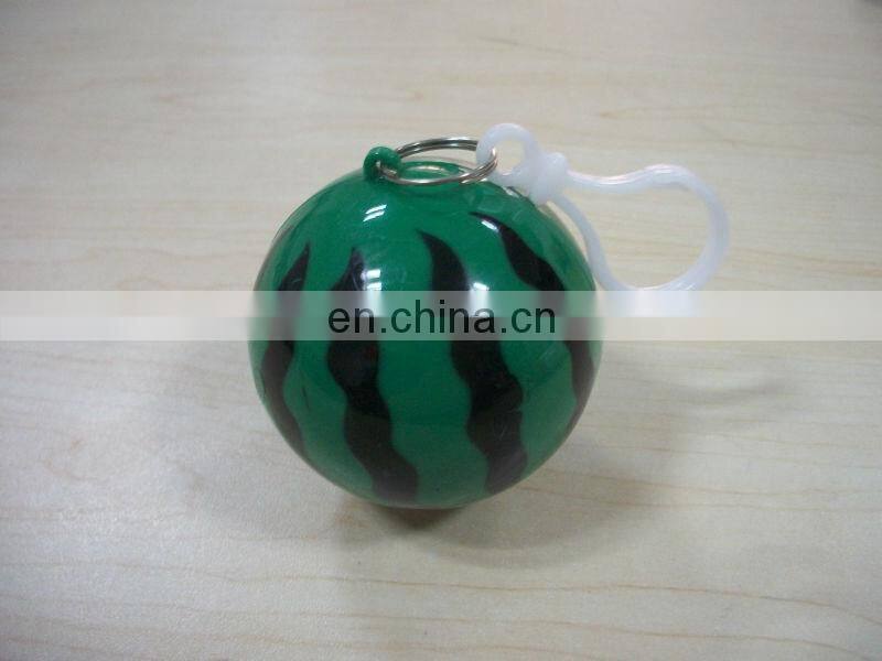 EMERGENCY PONCHO BALL WITH KEYCHAIN