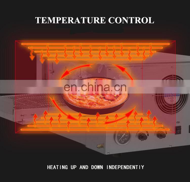 New Condition Stainless Steel Electric/Gas Conveyor Pizza Oven Price baking equipment pizza oven pizza maker for snack machine