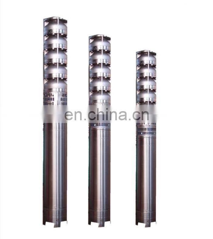 QJ deep well submersible pump with high head cast iron HT200 clear water centrifugal pump 380V/50HZ industrial