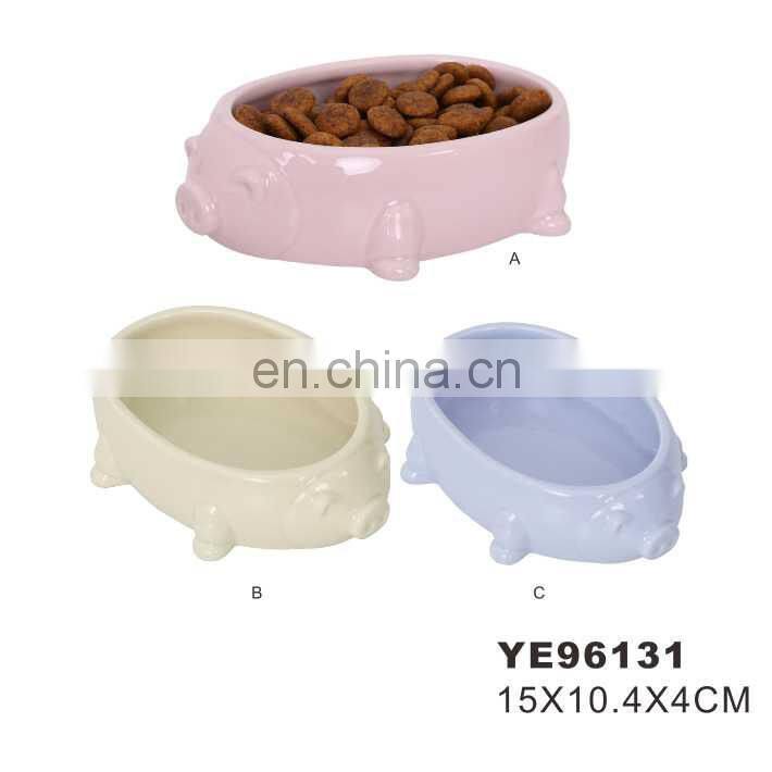 Hangzhou Tianyuan Pet Products Factory Pet Dog Cat Food Ceramic Bowl