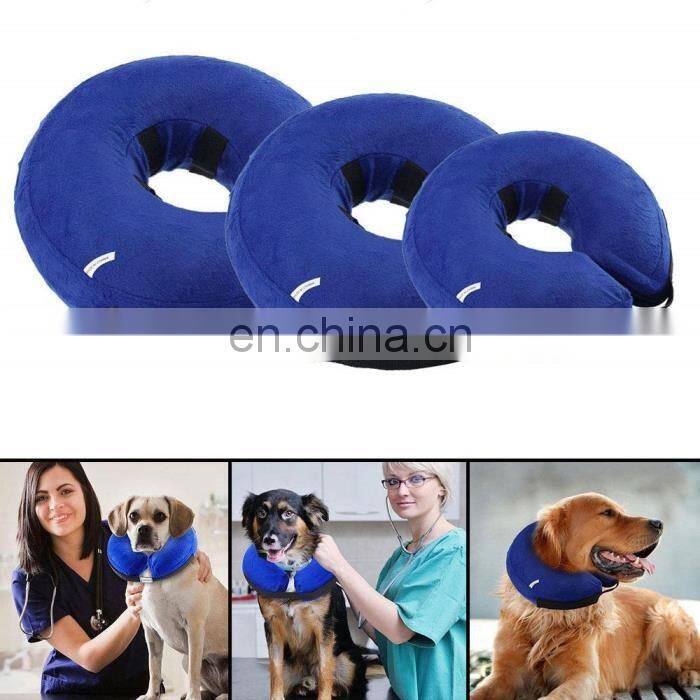 Medical Inflatable Adjustable Neck Cushions For Dogs and Cats Surgery Protection Collar