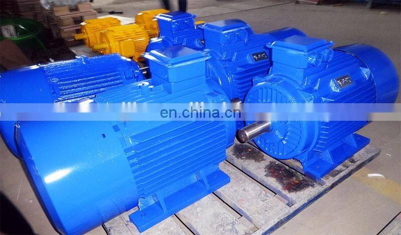 Power Rating 75 KW 4pole induction type motor 1485rpm 420v 50hz horizontal mounting electric motor