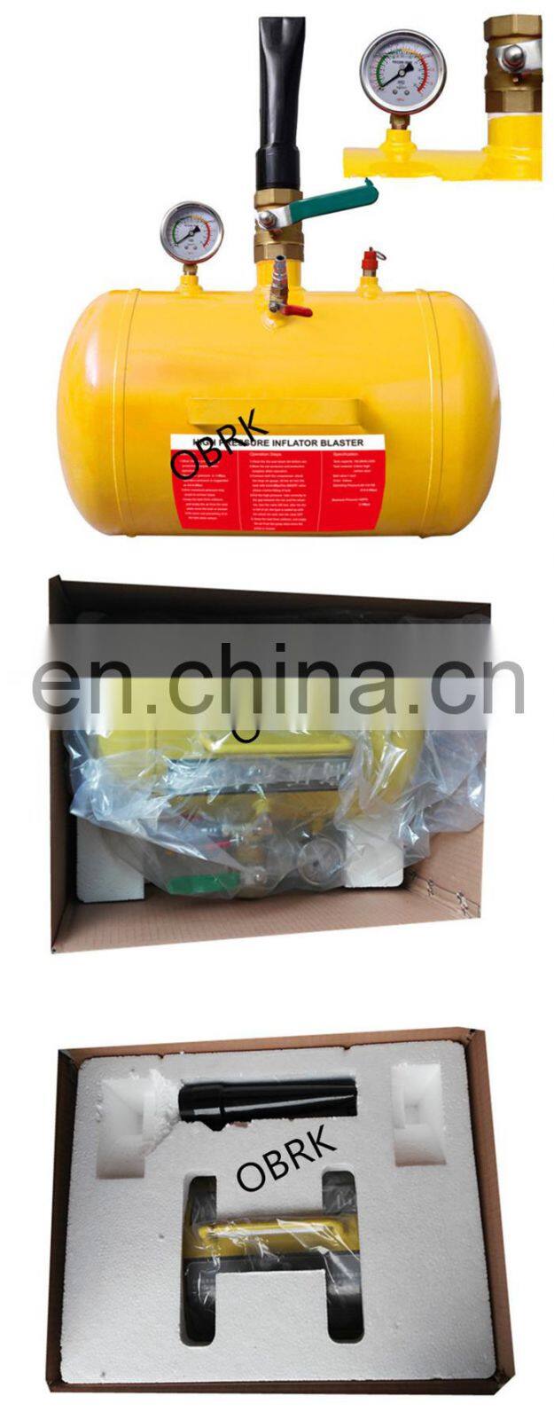 Hand Truck Bead seater Tire Tools 5-Gallon Air Tank Blaster