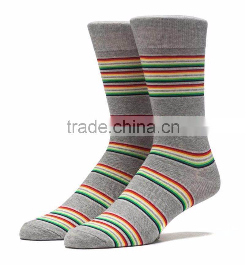 Custom Made Cotton Mens Socks Colorful