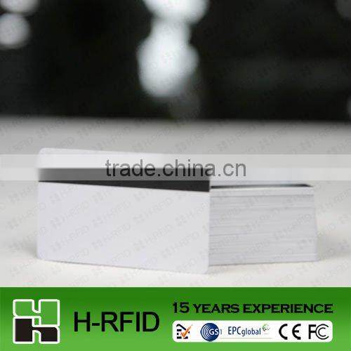 2012 China magnetic blank stripe card factory quality