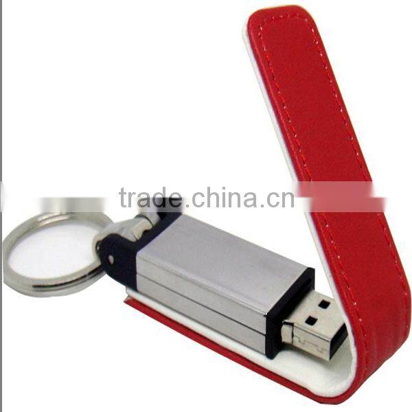 2016 OEM Customized Leather USB Flash Drive