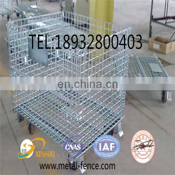 Storge equipment wire mesh storage cage used for factory
